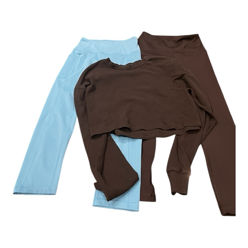 Women’s Activewear Bundle XS | 2 Leggings + Cropped Sweatshirt‎